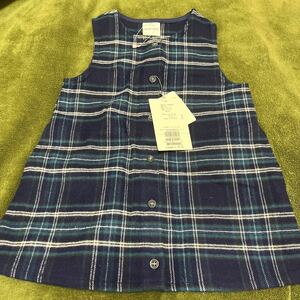 新品未使用 スラップスリップ チェックワンピース 90センチ　ベベ Bebe SLAPSLIP 子供服