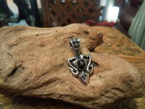  natural stone black Star, silver 925, pendant, top, near future .,..., design 