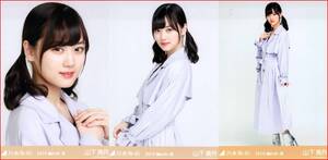 乃木坂46 山下美月 トレンチコート 2019年3月 ランダム生写真 3種コンプ 3枚 3枚コンプ