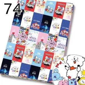 74 BTS BT21 生地 はぎれ