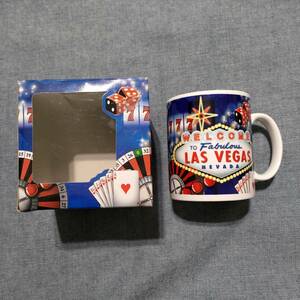 陶器製 Las Vegas マグカップ ABC STORES ラスベガス アメリカ 観光 お土産 マグ コップ グッズ