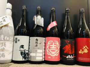 飲み比べ!日本酒一升瓶6本セット!