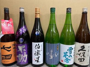 飲み比べ!一升瓶6本セット!