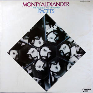 ◆MONTY ALEXANDER/FACETS (JPN LP Promo) -Ray Brown, Jeff Hamilton