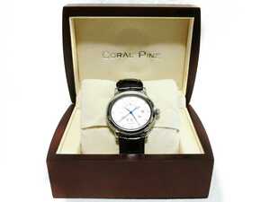 未使用品 コーラルパイン Coral Pine 腕時計 時計 皮 革 (w)