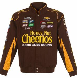 BE17)JH Design RYAN PREECE [CHEERIOS] NASCAR 2021/レーシングツイルジャケット/S/USサイズ