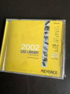 KEYENCE 2002CAD LIBRARY PDF catalog attaching unused postage 210 jpy 