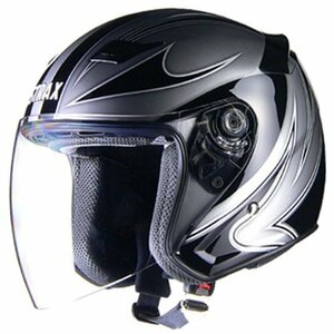 特別価格 リード工業(LEAD) バイクヘルメット ジェット STRAX シルバー LL SJ-9 -