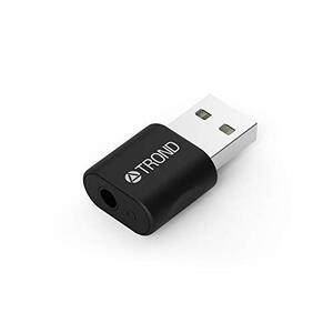 特別価格 TROND USB オーディオ 変換アダプタ 外付け サウンドカード USB オーディオインターフェース 3.5mm