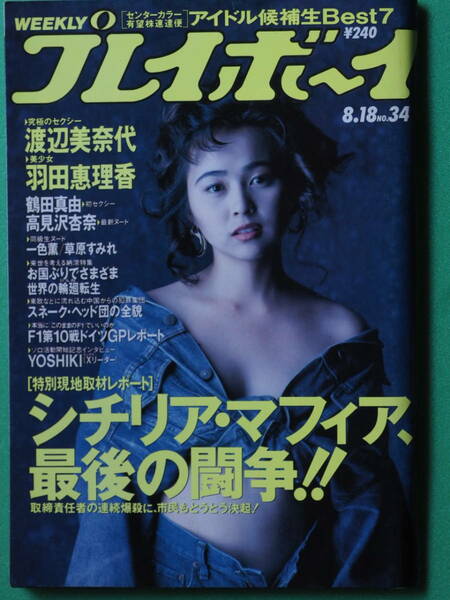 週刊プレイボーイ　平成4年8月18日　No34