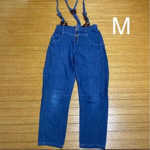 オーバーオール サロペット デニム M