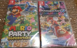 新品ニンテンドースイッチ Nintendo Switch マリオカート8デラックスマリオパーティースーパースターズ ソフト2本