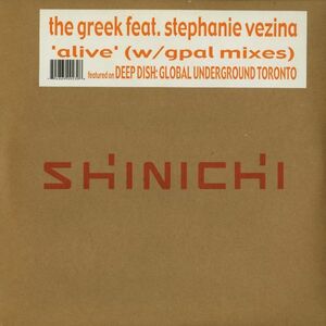 試聴 The Greek Featuring Stephanie Vezina - Alive [2x12inch] Shinichi US 2003 Progressive House