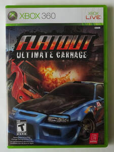 X360 フラットアウト・アルティメット・カーネージ「注意CAUTION!」FLATOUT ULTIMATE CARNAGE 北米版 ★ XBOX 360