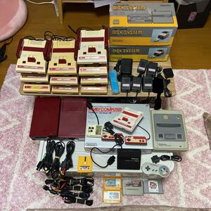 レトロゲーム ジャンクまとめ売り ファミコンディスクシステムなど