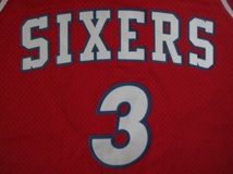 00's Philadelphia 76ers NIKE Allen Iverson #3 ユニフォームXLフィラデルフィア セブンティシクサーズ アレン アイバーソン タンクトップ_画像6