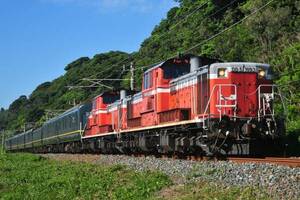 鉄道 デジ 写真 画像 DD51　トワイライトエクスプレス 紀勢線 １