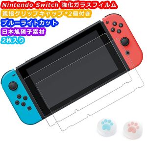 任天堂スイッチ フィルム・日本旭硝子素材・ブルーライトカット
