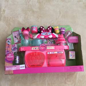  Minnie Mouse игрушечный комплект Pastry Oven Play Set 2 цельный посудомоечная машина печь кекс водные развлечения светится новый товар нераспечатанный Disney магазин игрушка 