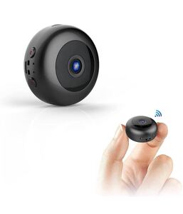 小型カメラ 隠しカメラ WIFI機能付き 録音録画 遠隔監視 動体検知 暗視機能 赤外線撮影 150°広角 1080P