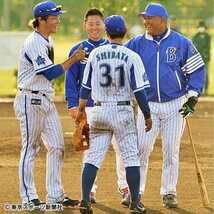 2016 プロ野球 セ・リーグ 横浜DeNAベイスターズ DESCENTE デサント 選手仕様 グランドコート 厚手ウォーマータイプ ジャケット・練習着_画像10