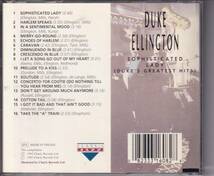 CD Duke Ellington 's Sophisticated Lady / デューク・エリントン _画像2