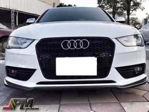 P TYPE カーボン AUDI A4 B8後期 フロントリップスポイラー 2013-2015 JPM