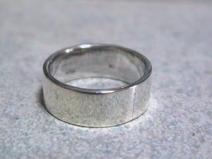 925 silver made simple flat strike . ring 11 number new goods postage Y120 pairing also 