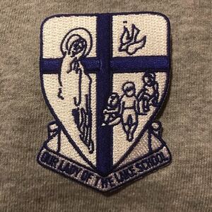 アイロンワッペン OUR LADY OF THE LAKE SCHOOL刺繍ワッペン ワッペン スクールワッペン アメリカ