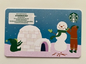 スタバ　スターバックス　カード　2021　クリスマス　#691