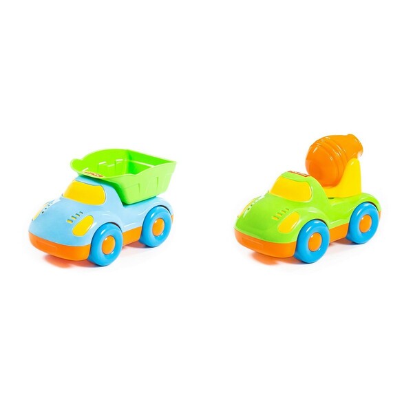 【新品】【2種セット】ポリシエ POLESIE ミキサー車 ダンプカー 車玩具 はたらく車 海外おもちゃ ラッピング可能