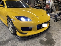 カーボン　RX-8　マツダスピード　または　クラリス　フロント　バンパー専用　アンダー　リップ　スポイラー　エアロ　rx-8 se3p　日本製_画像10