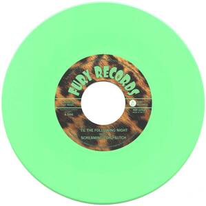 貴重盤 SCREAMING LORD SUTCH - 'TIL THE FOLLOWING NIGHT - ltd GREEN Vinyl 45' / Killer ロカビリー / ホラー Rocker / Joe Meek