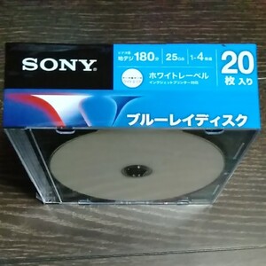 SONY BD-R 1回録画用 10枚