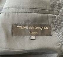 幻 希少 名作 未使用品 COMME des GARCONS HOMME AD1997 ツイード チェック セットアップ スーツ M ネイビー コムデギャルソン オム 97AW_画像9