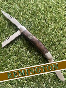 REMINGTON #006 Folding Knife 3枚刃 木製ハンドル レミントン フォールディングナイフ