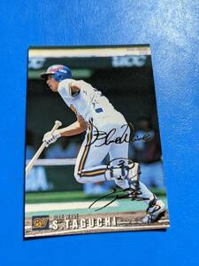 2000 year Calbee Professional Baseball chip s Gold autograph card Orix No.012 rice field ..