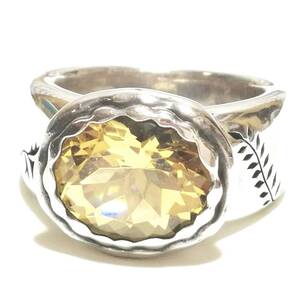 ☆定価 ASK 本物 正規品 Bloody Mary ブラッディマリー ゲート 門 リング シトリン シルバー925 ☆