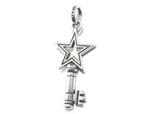 * ценный редкость подлинный товар стандартный товар Royal Order Lone Star Key long Star ключ подвеска с цепью серебряный 925*