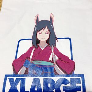 Mサイズ【XLARGE × SUMMER WARS】S/S TEE NATSUKI 10周年記念コラボ ナツキ サマーウォーズ Tシャツ ホワイト