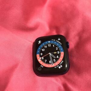 Apple Watch Series 6 (GPS модель ) 44mm голубой aluminium кейс Apple часы аккумулятор 87% частота,cable нет 