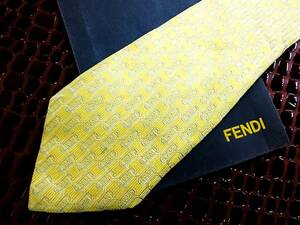 *E3032N* stock disposal SALE* Fendi [ total FF Logo embroidery ] necktie *