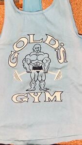 『ゴールドジムGOLD GYM』タンクトップ ☆カリフォルニア☆メイドインUSA★ジョーゴールド♪ラージサイズLL♪ワールドジム