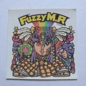 【画像現状品・商品説明必読】旧ビックリマン パチ 無印 FuzzyM.R ★検索★ マイナー 偽物 プリズム アルミ