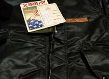 90's アビレックス MA-1 フライトジャケット AVIREX Made in U.S.A. デッドストック・送料込_画像7