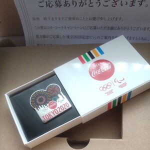 コカコーラ 東京2020 花火 ピンバッジ ピンバッチ