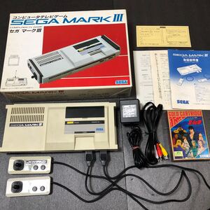 【動作確認済】SEGAマーク3本体 + 1Mソフト北斗の拳 DINケーブル付き