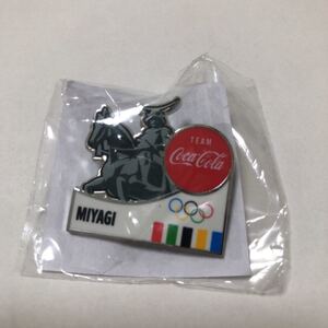 コカコーラ ピンズ 宮城県 伊達政宗 ピンバッジ ピンバッジ オリンピック パラリンピック