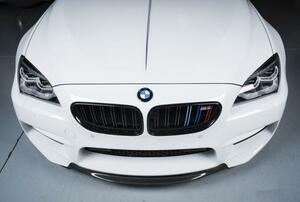 ●BMW F06/F12/F13 M6用 RKPデザインカーボンフロントリップスポイラー/バンパーウイング/サンダーリップ/フロントスポイラー/FD