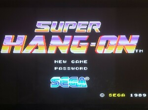 【動作確認済】SEGA スーパーハングオン メガドライブ版